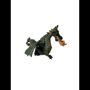 Papo Fantasy 2005 Fire Breathing Medieval Dragon 4" PVC Figure